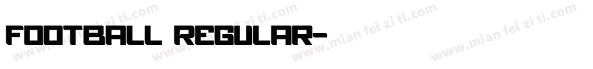 football Regular字体转换